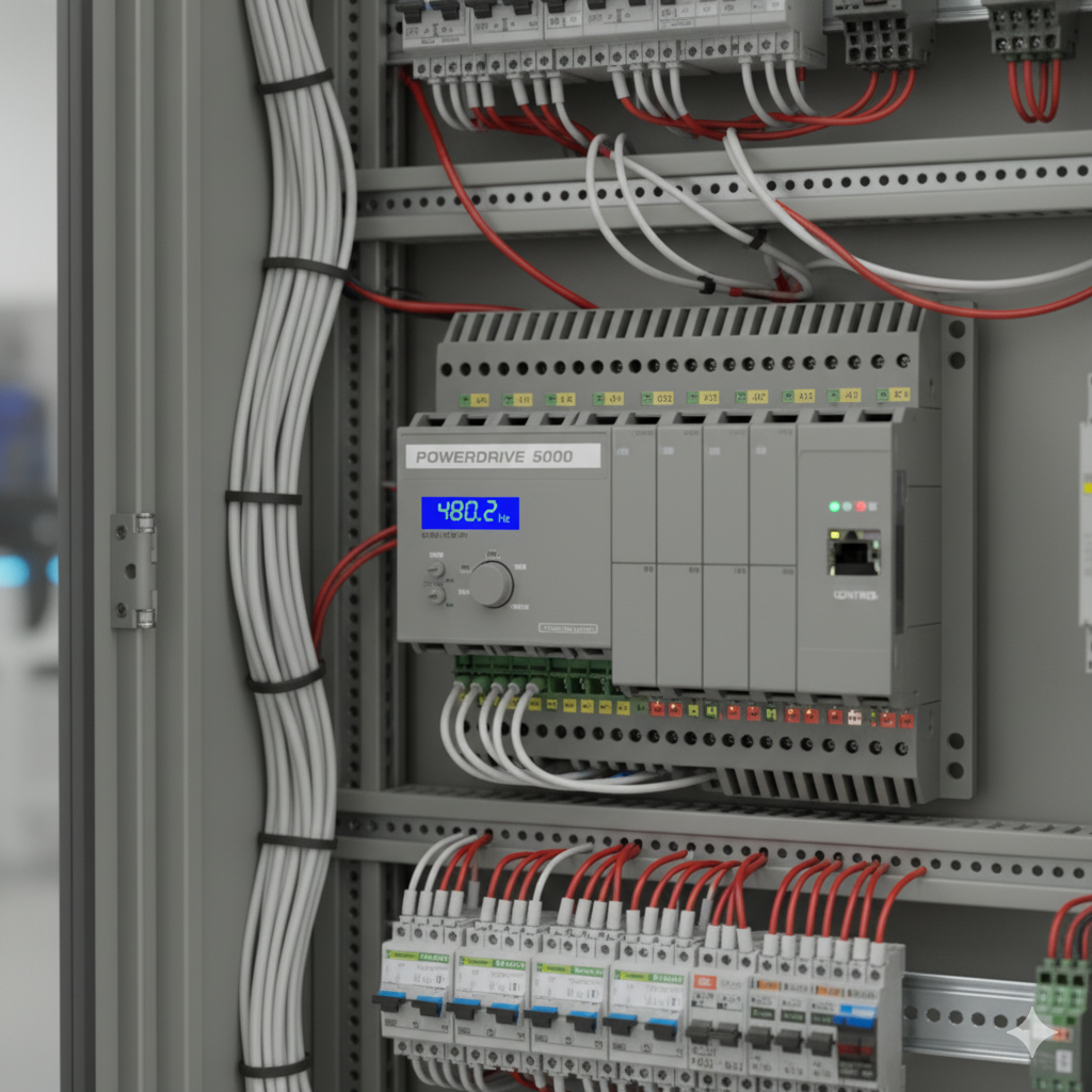 Variable Frequency Drive in cabinet